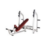 BRONZE GYM H-025 Скамья для жима с положительным наклоном (КОРИЧНЕВЫЙ)