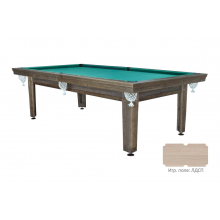 Бильярдный стол для русской пирамиды "Сильвер" (8 футов, сосна, ЛДСП 16 мм, собранный)