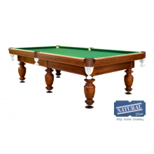 Бильярдный стол для русской пирамиды "Виконт" (9 футов, сосна, борт ясень, сланец 25мм)