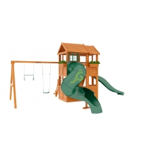 Детская площадка IgraGrad Клубный домик 2 с трубой и рукоходом