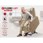 Массажное кресло реклайнер с подъемом FUJIMO LIFT Compact F3005 FLFK Ваниль (Sakura 4)