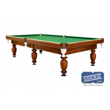 Бильярдный стол для русской пирамиды "Виконт" (10 футов, сосна, борт ольха, сланец 25мм)