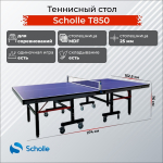 Профессиональный Теннисный стол Scholle T850