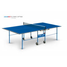 Стол теннисный Olympic Optima Синий с сеткой