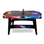 Игровой стол - аэрохоккей Fire & Ice 4 ф