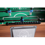 Игровой стол - футбол "PlayOff" (140х73х88см) коричнево-серый