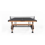 Теннисный стол складной для помещений "RASSON PREMIUM T01 Indoor" (274 х 152,5 х 76 см, натуральный дуб) с сеткой