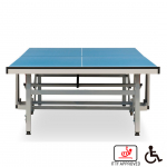 Теннисный стол складной для помещений "K-2023 ITTF Indoor" (274 Х 152.5 Х 76 см ) с сеткой