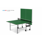 Стол теннисный Olympic Optima Зелёный с сеткой