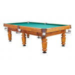 Бильярдный стол для русской пирамиды "Шевалье" (9 футов, сосна, борт ясень, сланец 25мм)