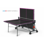 Стол теннисный Compact-2 LX Всепогодный Black
