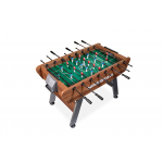 Игровой стол - футбол "PlayOff" (140х73х88см) коричнево-серый
