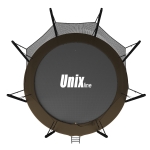 Батут UNIX line Black&Brown 8 ft (inside)