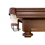 Бильярдный стол для русской пирамиды "Синьор" (12 футов, сосна, борт ясень, 35мм камень)