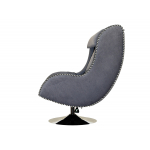 Дизайнерское массажное кресло EGO Max Comfort EG3003 Серый (Микрошенилл)