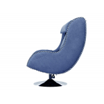 Дизайнерское массажное кресло EGO Max Comfort EG3003 Синий (Микрошенилл)