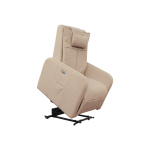 Кресло реклайнер с подъемом FUJIMO LIFT Compact F3005 FLWK Ваниль (Sakura 4)