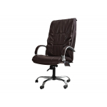 Офисное массажное кресло EGO BOSS EG1001 LKFO Шоколад (Арпатек)